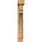 Ekena Millwork Merced Block Smooth Bracket w/ Offset Brace, Western Red Cedar, 5 1/2"W x 28"D x 40"H BKT0604X28X40MRC05SWR - alternate 2